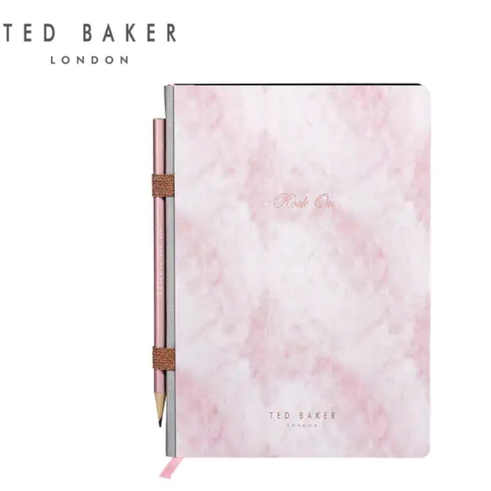 NWT Ted Baker Rock On Notebook w/ Pencil